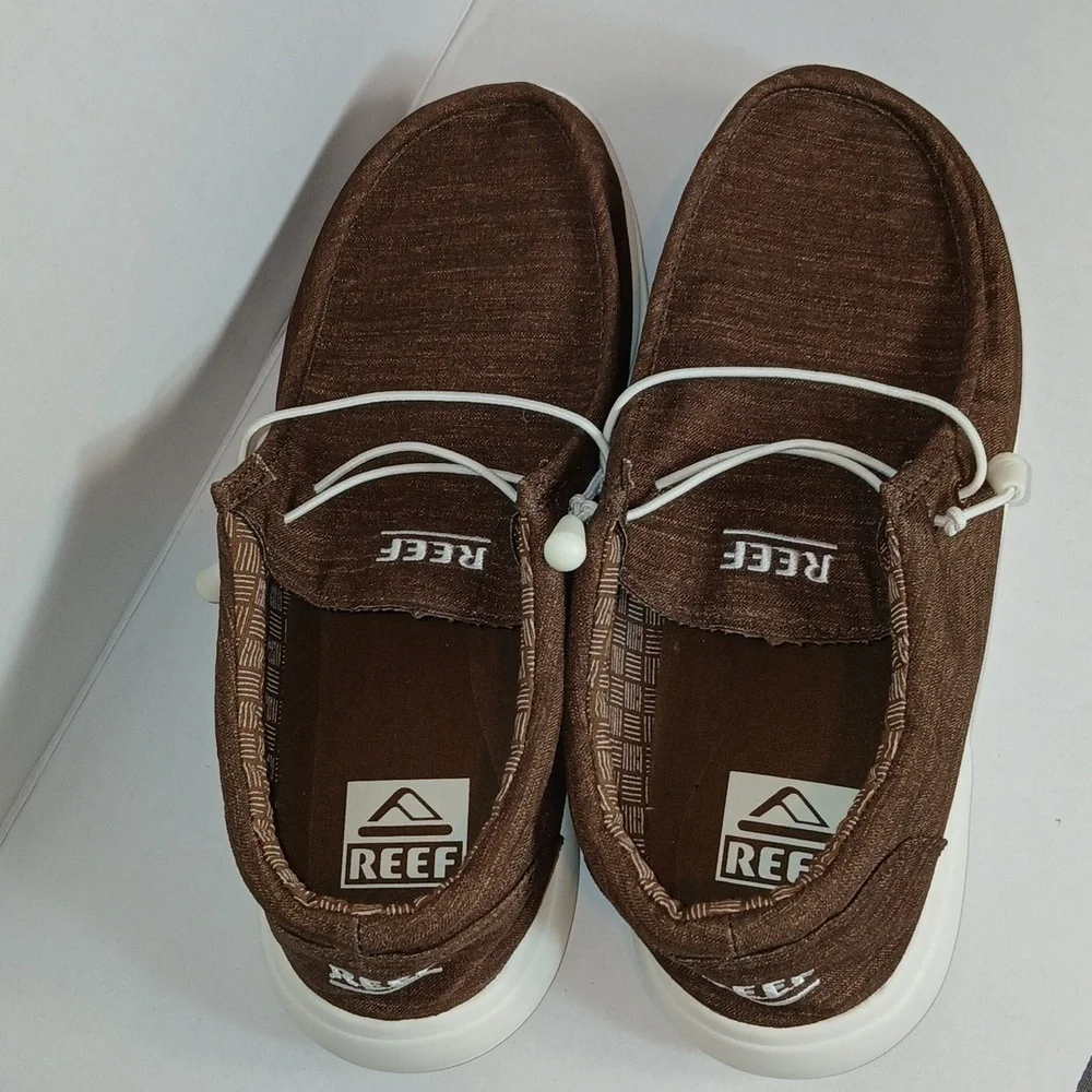 Reef Men's Cushion Coast Lightweight brown Loafer Men's Shoes size 9